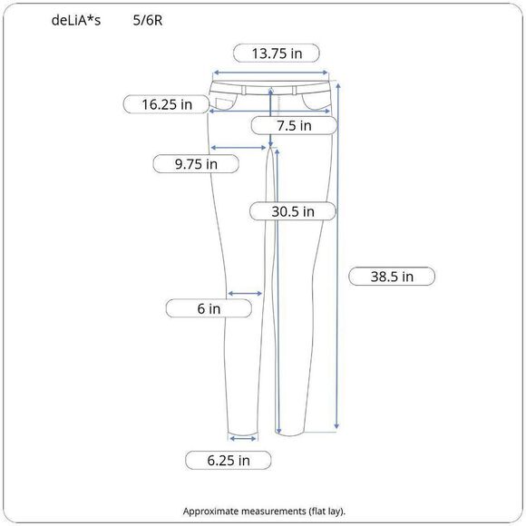 NWOT dELiA*s Taylor Skinny Jeans - Picture 8 of 8